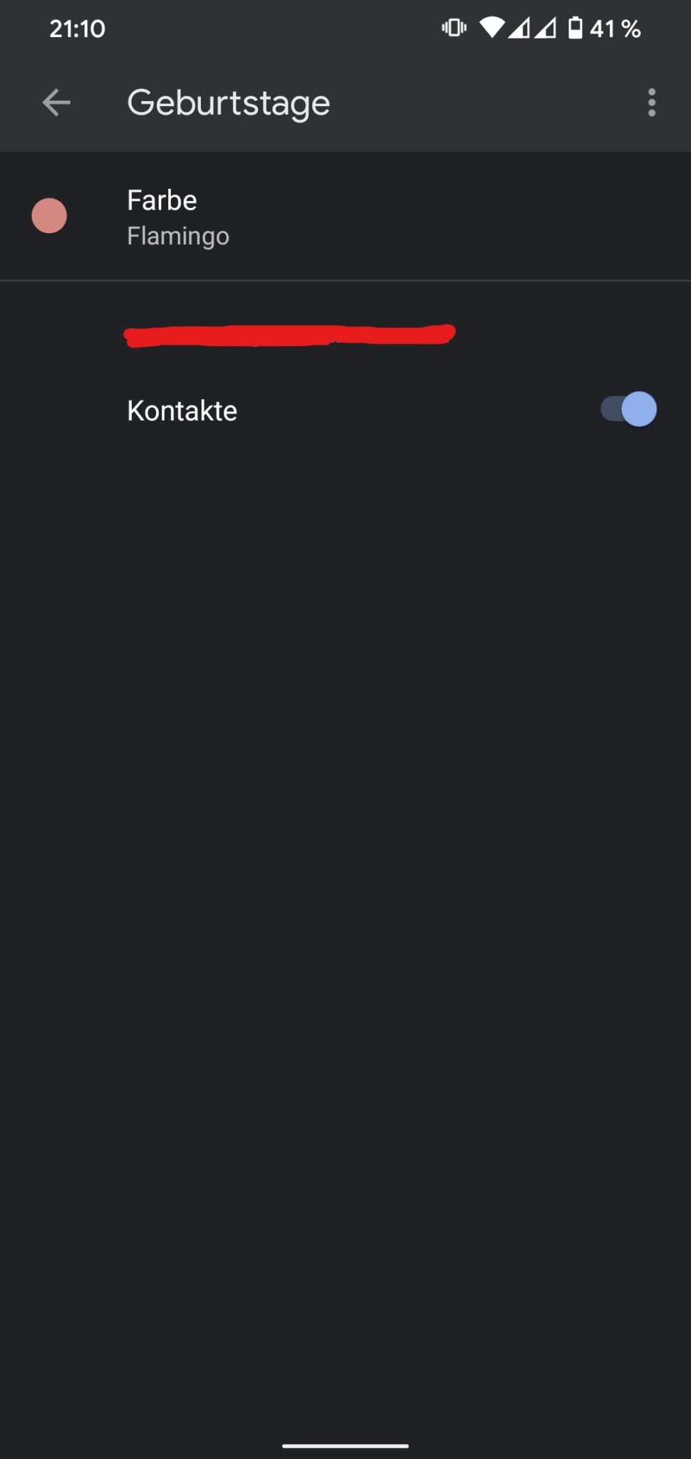 Geburtstage aus den Kontakten mit Google Kalender
